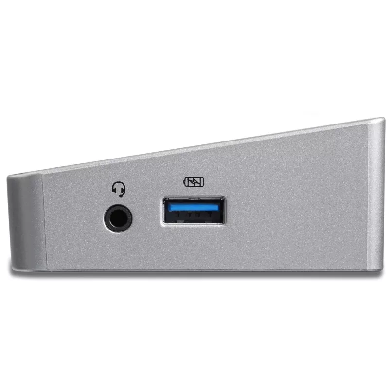 StarTech.com Dock USB-C 4K, Dock para Três Monitores UHD 4K, Mac & Windows, USB-C para HDMI & DisplayPort, Power Delivery 100W, Hub USB 5Gbit/s de 5 Portas – TAA