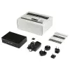 StarTech.com Switch KVM DisplayPort de 2 Portas - 4K 60Hz - Ecrã Único - Switch KVM USB DP 1.2 UHD de Duas Portas com Hub USB 3.0 & Áudio Integrados - Dell HP Apple Lenovo - Conforme TAA