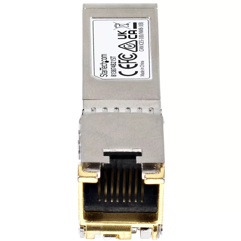 StarTech.com HPE 813874-B21 Compatível Módulo SFP+ - 10GBASE-T - SFP para RJ45 Cat6/Cat5e - 10GE Gigabit Ethernet SFP+ - RJ-45 30m - HPE BladeSystem, c-Class