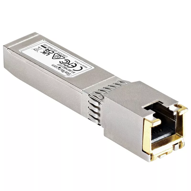 StarTech.com HPE 813874-B21 Compatível Módulo SFP+ - 10GBASE-T - SFP para RJ45 Cat6/Cat5e - 10GE Gigabit Ethernet SFP+ - RJ-45 30m - HPE BladeSystem, c-Class