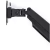 StarTech.com Braço de Monitor de Secretária – Braço de Monitor VESA Ergonómico Robusto – Ecrã Único de 9 kg – Totalmente Articulado, Ajustável em Altura, Articulado – Alumínio – Grampo C/Passagem – Preto