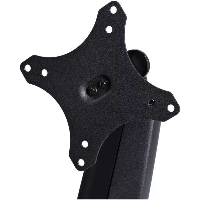 StarTech.com Braço de Monitor de Secretária – Braço de Monitor VESA Ergonómico Robusto – Ecrã Único de 9 kg – Totalmente Articulado, Ajustável em Altura, Articulado – Alumínio – Grampo C/Passagem – Preto