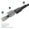 StarTech.com 0,91 m (3 Pés) Cabo USB-A para Lightning Preto Robusto – Cabo de Carregamento/Sincronização USB Type-A para Lightning Robusto de Fibra Aramid – Certificado Apple MFi para iPad/iPhone 12