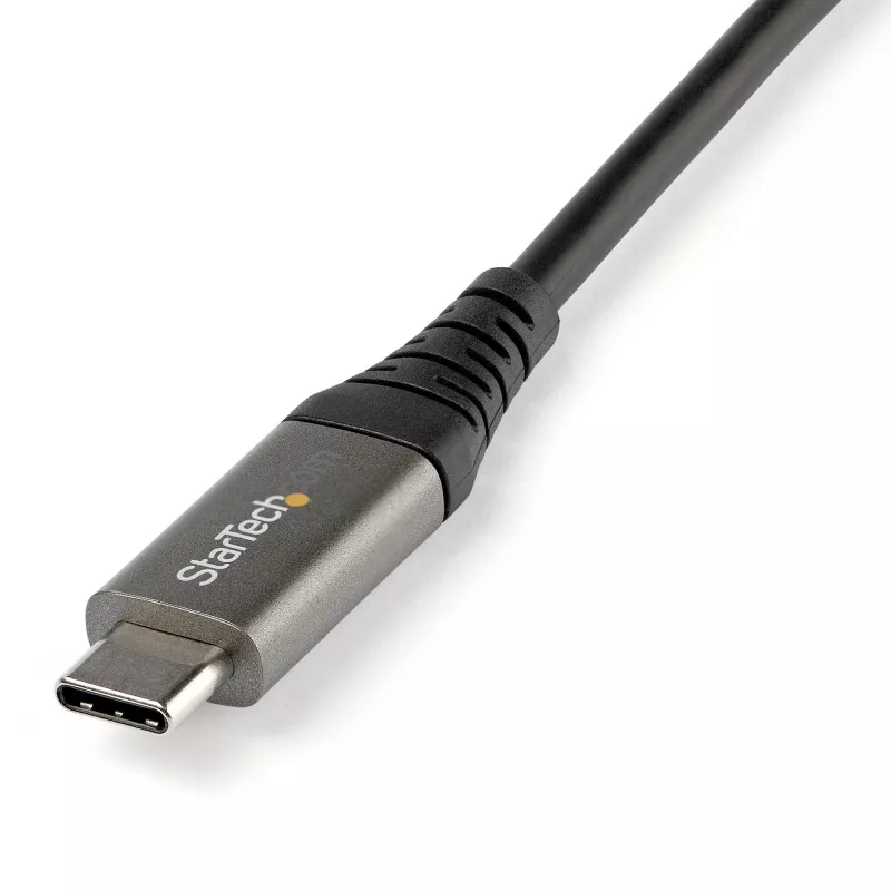StarTech.com Adaptador Multiportas USB-C – USB-C para HDMI 2.0 4K 60Hz, Passagem de Power Delivery 100 W – Hub USB de 3 Portas 10 Gbit/s – Mini Dock USB Type-C Portátil – Cabo de 25 cm