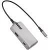 StarTech.com Adaptador Multiportas USB-C – USB-C para HDMI 2.0 4K 60Hz, Passagem de Power Delivery 100 W – Hub USB de 3 Portas 10 Gbit/s – Mini Dock USB Type-C Portátil – Cabo de 25 cm