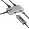 StarTech.com Adaptador Multiportas USB-C – USB-C para HDMI 2.0 4K 60Hz, Passagem de Power Delivery 100 W – Hub USB de 3 Portas 10 Gbit/s – Mini Dock USB Type-C Portátil – Cabo de 25 cm