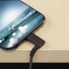 StarTech.com 1 m Cabo USB-A para Lightning Robusto – Preto, 90° Angular, Resistente, Reforçado com Fibra Aramid, Cabo de Carregamento/Sincronização USB Type-A para Lightning – Certificado Apple MFi – iPhone