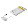 StarTech.com 1 m Cabo USB-A para Lightning Robusto – Branco 90° Angular Resistente Fibra Aramid Cabo de Carregamento/Sincronização USB Type-A para Lightning – Certificado Apple MFi – iPhone