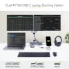StarTech.com Dock USB C para Macbook Pro/Air-M1/M2/M3/M4, Compatível com Thunderbolt, HDMI/DisplayPort, Dois Monitores 4K 60Hz/Um Monitor 8K, Dock para Portátil USB Type-C, Power Delivery 96W, USB 10Gbps