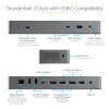 StarTech.com Dock USB C para Macbook Pro/Air-M1/M2/M3/M4, Compatível com Thunderbolt, HDMI/DisplayPort, Dois Monitores 4K 60Hz/Um Monitor 8K, Dock para Portátil USB Type-C, Power Delivery 96W, USB 10Gbps