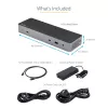StarTech.com Dock USB C para Macbook Pro/Air-M1/M2/M3/M4, Compatível com Thunderbolt, HDMI/DisplayPort, Dois Monitores 4K 60Hz/Um Monitor 8K, Dock para Portátil USB Type-C, Power Delivery 96W, USB 10Gbps