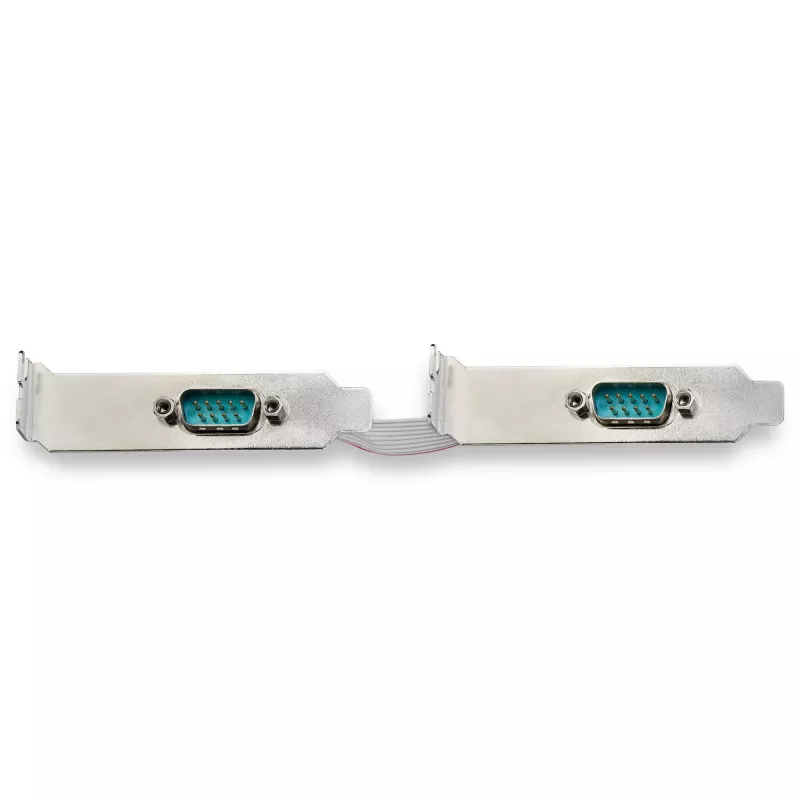 StarTech.com Placa Adaptadora Serial PCI Express RS232 de 2 Portas – Controlador Anfitrião Serial PCIe RS232 – PCIe para Serial DB9 – UART 16950 – Placa de Expansão Low-Profile – Windows & Linux