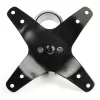 StarTech.com Braço de Monitor Quádruplo para Montagem em Secretária – Suporte de 4 Monitores Articulado Premium 2x2 até 30 Polegadas – Montagem em Mastro Ergonómica Ajustável em Altura – Inclinar/Orientar/Rotar – Grampo C/Passagem de Mesa – Prateado