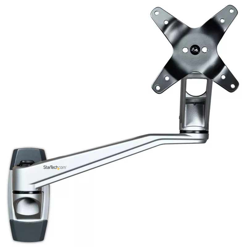 StarTech.com Suporte de Parede para Braço de Monitor - Braço de Monitor de Parede VESA Ergonómico Articulado - 20 Polegadas (52 cm) de Comprimento - Ecrã Único até 34 Polegadas - Orientável/Inclinável/Rotativo - Suporte de Ecrã Ajustável
