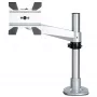 StarTech.com Braço de Monitor para Montagem em Secretária - Ecrã VESA ou Apple iMac/Thunderbolt ou Ultrawide até 14 kg - Montagem em Mastro de Secretária para Ecrã Único Articulada e Ajustável em Altura - Grampo/Passagem