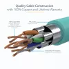 StarTech.com Cabo Ethernet CAT6a de 5m – 10 Gigabit Blindado RJ45 com Proteção de Patilha Cabo Patch PoE 100W – Cabo de Rede STP 10GbE com Alívio de Tensão – Aqua Testado Individualmente/Cablagem Certificada UL/TIA