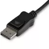 StarTech.com Cabo USB-C para DisplayPort 1.4 de 3,3 pés / 1 m – Conversor adaptador de vídeo USB Type-C para DP 1.4 Alt Mode 8K/5K/4K – HBR3/HDR/DSC – Cabo para monitor DP 8K 60 Hz – USB-C/Thunderbolt 3