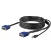 StarTech.com Cabo KVM USB de 3 m para consolas rackmount