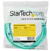 StarTech.com Cabo de fibra ótica multimodo LC/UPC para LC/UPC OM4 de 7 m (22 pés), fibra zipcord LOMMF/VCSEL 50/125 µm, 100G, baixa atenuação de inserção – Cabo jumper de fibra ótica LSZH