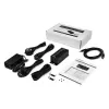 StarTech.com Hub USB 3.0 de 7 portas com fonte de alimentação – Hub USB-A industrial em metal com proteção ESD e sobretensão de 350 W – Montagem DIN/parede/mesa – Hub USB 3.2 Gen 1 de alta velocidade (5 Gbit/s) – TAA