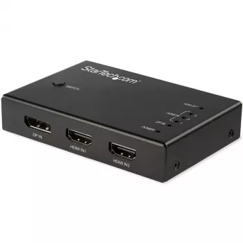 StarTech.com Comutador de vídeo HDMI de 4 portas - 3x HDMI e 1x DisplayPort - 4K 60Hz
