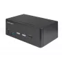 StarTech.com Comutador KVM HDMI de 2 portas para monitor duplo – 4K 60 Hz Ultra HD HDR – Comutador KVM HDMI 2.0 4K de secretária com hub USB 3.0 de 2 portas (5 Gbit/s) e 4x USB 2.0 HID, áudio – Comutação por tecla de atalho – TAA
