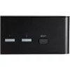 StarTech.com Comutador KVM HDMI de 2 portas para monitor duplo – 4K 60 Hz Ultra HD HDR – Comutador KVM HDMI 2.0 4K de secretária com hub USB 3.0 de 2 portas (5 Gbit/s) e 4x USB 2.0 HID, áudio – Comutação por tecla de atalho – TAA