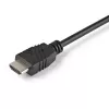 StarTech.com Comutador KVM HDMI de 2 portas - 4K 60Hz - Comutador KVM USB de secretária compacto de duas portas UHD/Ultra HD com cabos integrados de 1,2 m e áudio - Alimentado por bus e comutação remota - MacBook ThinkPad