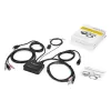StarTech.com Comutador KVM HDMI de 2 portas - 4K 60Hz - Comutador KVM USB de secretária compacto de duas portas UHD/Ultra HD com cabos integrados de 1,2 m e áudio - Alimentado por bus e comutação remota - MacBook ThinkPad