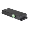 StarTech.com Hub USB C de 4 portas 10Gbps – Hub USB Type-C industrial em metal com 3x USB-A e 1x USB-C – Proteção ESD e sobretensão – Host USB-C ou USB-A – Hub USB 3.2/3.1 Gen 2 autoalimentado e montável