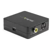 StarTech.com Conversor VGA para RCA e S-Video - Alimentação USB, conversor de vídeo ativo, preto, CE, FCC, REACH, 1920 x 1080 píxeis, 640 x 480, 1920 x 1080 píxeis, 60 Hz