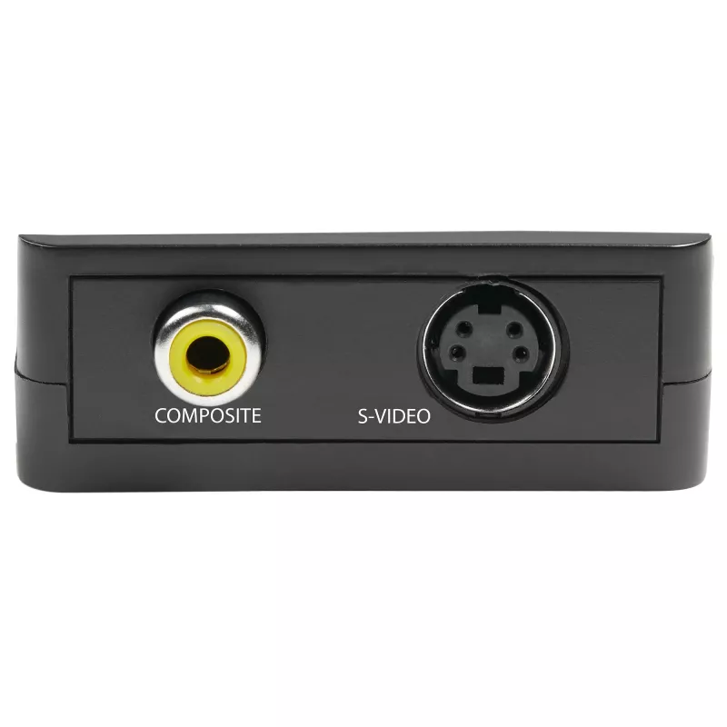 StarTech.com Conversor VGA para RCA e S-Video - Alimentação USB, conversor de vídeo ativo, preto, CE, FCC, REACH, 1920 x 1080 píxeis, 640 x 480, 1920 x 1080 píxeis, 60 Hz