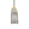 StarTech.com Cabo CAT6 de 2 m – Fino – Fichas RJ45 sem patilha – Cinzento