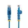 StarTech.com Cabo CAT6 de 2 m – Fino – Fichas RJ45 com proteção de patilha – Azul