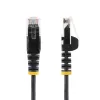 StarTech.com Cabo CAT6 de 2,5 m – Fino – Fichas RJ45 sem patilha – Preto