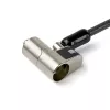 StarTech.com Fechadura de cabo universal 3-em-1 para portátil de 2 m – Fechadura de cabo de segurança com chave para portátil/desktop, compatível com K-Slot, Nano e Wedge-Slot – Fechadura de cabo de aço antifurto com chaves