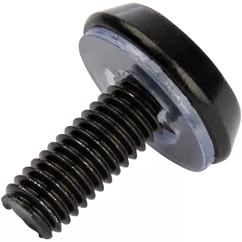 StarTech.com Pack de 50 porcas de gaiola e parafusos com anilhas para rack de servidor 10-32 – Kit de hardware de montagem em rack – Porcas de gaiola/clip e parafusos para furos quadrados – Preto – TAA