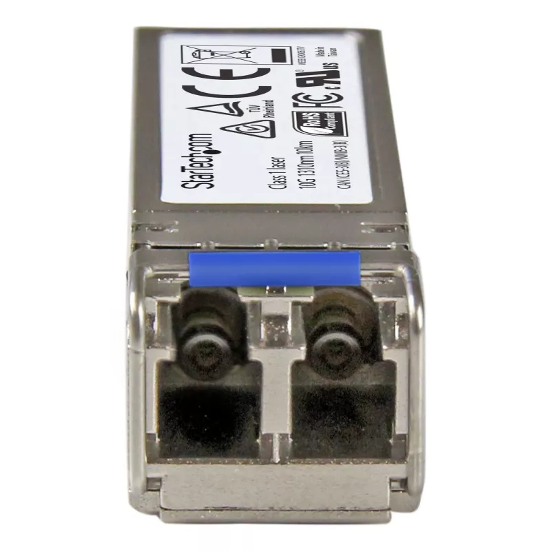 StarTech.com Módulo SFP+ compatível com Juniper SFPP-10GE-LR - 10GBASE-LR - Transceptor ótico de fibra monomodo SMF 10GbE - SFP+ Gigabit Ethernet 10GE - LC 10km - 1310nm - DDM
