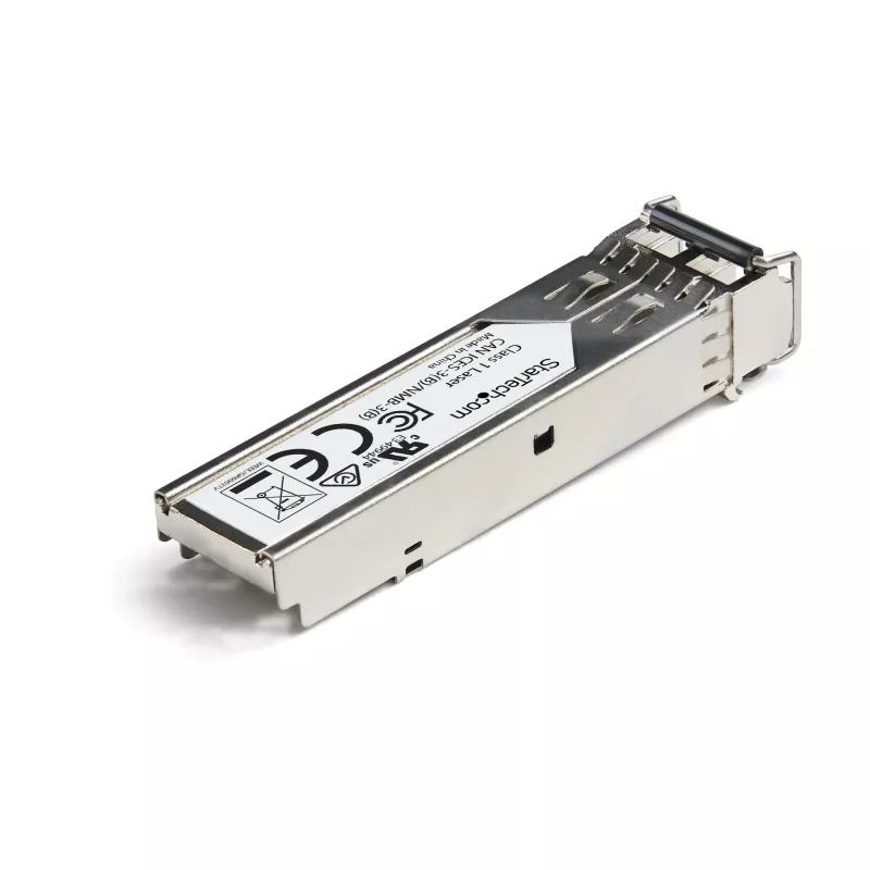 StarTech.com Módulo SFP compatível com Dell EMC SFP-1G-SX – 1000BASE-SX – Transceptor ótico de fibra multimodo MMF 1GbE – SFP Gigabit Ethernet 1GE – LC 550m – 850nm – DDM