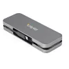 StarTech.com Hub USB C de 4 portas - 4x USB-A - Hub USB 3.0 Type-C - USB 3.2 Gen 1 (5Gbps) - Hub portátil USB-C para USB-A alimentado por bus para portátil - Cabo de 11,2 polegadas (28,5cm) com gestão de cabos
