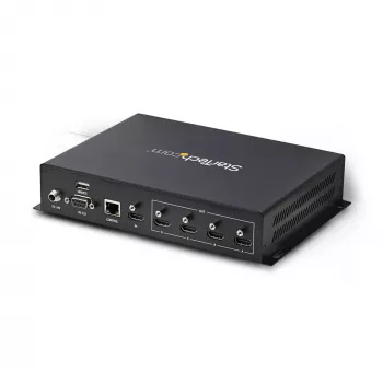 StarTech.com Controlador de parede de vídeo HDMI 2x2 – Entrada de vídeo HDMI 2.0 4K 60Hz para 4x saída 1080p – Processador de parede de vídeo para multi-ecrã – Splitter de parede de vídeo – Controlo RS232/Ethernet