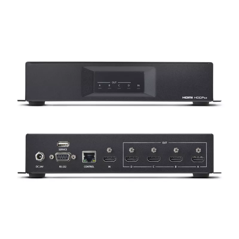 StarTech.com Controlador de parede de vídeo HDMI 2x2 – Entrada de vídeo HDMI 2.0 4K 60Hz para 4x saída 1080p – Processador de parede de vídeo para multi-ecrã – Splitter de parede de vídeo – Controlo RS232/Ethernet
