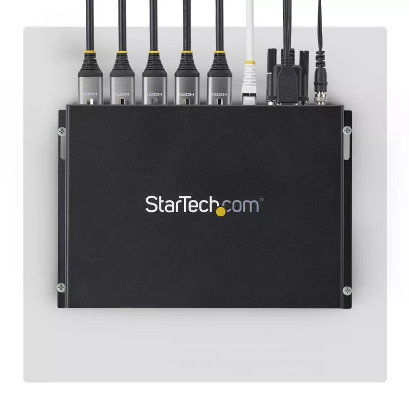 StarTech.com Controlador de parede de vídeo HDMI 2x2 – Entrada de vídeo HDMI 2.0 4K 60Hz para 4x saída 1080p – Processador de parede de vídeo para multi-ecrã – Splitter de parede de vídeo – Controlo RS232/Ethernet