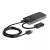 StarTech.com Adaptador multi-monitor de 3 portas – Splitter de vídeo DisplayPort 1.4 para 3x DisplayPort 4K – Duplo ou triplo 4K – Hub MST DisplayPort para portátil/desktop para vários monitores – Apenas para PCs Windows