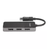 StarTech.com Adaptador multi-monitor de 3 portas – Splitter de vídeo DisplayPort 1.4 para 3x DisplayPort 4K – Duplo ou triplo 4K – Hub MST DisplayPort para portátil/desktop para vários monitores – Apenas para PCs Windows