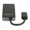StarTech.com Adaptador multi-monitor de 3 portas – Splitter de vídeo DisplayPort 1.4 para 3x DisplayPort 4K – Duplo ou triplo 4K – Hub MST DisplayPort para portátil/desktop para vários monitores – Apenas para PCs Windows