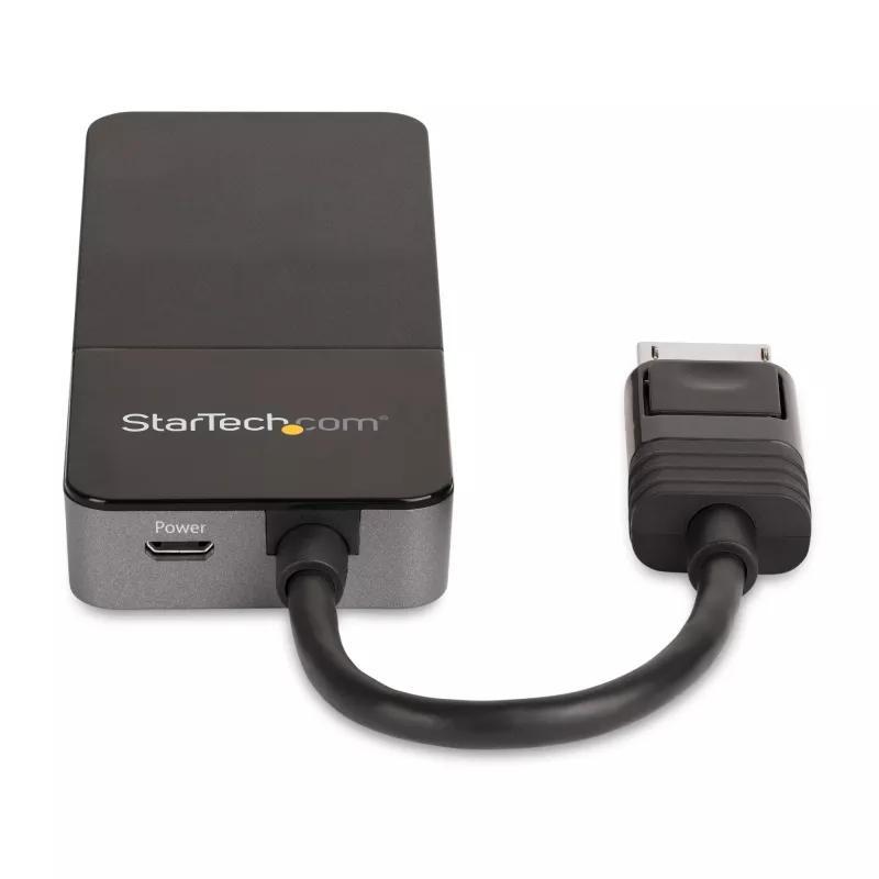 StarTech.com Adaptador multi-monitor de 3 portas – Splitter de vídeo DisplayPort 1.4 para 3x DisplayPort 4K – Duplo ou triplo 4K – Hub MST DisplayPort para portátil/desktop para vários monitores – Apenas para PCs Windows