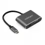 StarTech.com Adaptador de vídeo multiporta USB-C – Adaptador de monitor USB-C para Mini DisplayPort 1.2 4K 60Hz ou VGA 1080p – Conversor de ecrã USB Type-C 2-em-1 MDP HBR2 HDR/VGA – Compatível com TB3