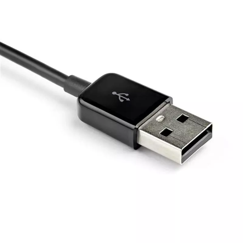 StarTech.com Cabo conversor VGA para HDMI de 2 m com suporte de áudio USB e alimentação – Cabo adaptador de vídeo analógico para digital para ligar um PC VGA a um ecrã HDMI – Cabo de monitor 1080p macho para macho