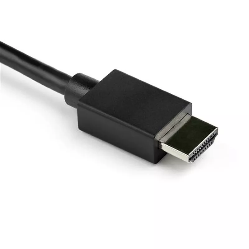 StarTech.com Cabo conversor VGA para HDMI de 2 m com suporte de áudio USB e alimentação – Cabo adaptador de vídeo analógico para digital para ligar um PC VGA a um ecrã HDMI – Cabo de monitor 1080p macho para macho